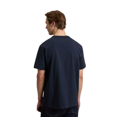 Woolrich T-shirt mm T-shirt uomo in puro cotone con logo XXS - Francavilla Moda
