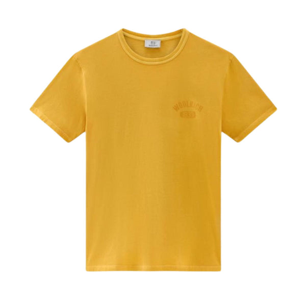 Woolrich T-shirt T-shirt Uomo in puro cotone Giallo - Francavilla Moda