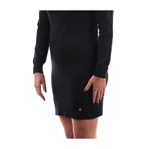 Yes Zee Abito corto Abito Donna dolcevita corto Nero A24 - YESZEEA002RU00 - 0801 - XS - Francavilla Moda