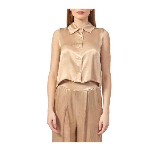 Yes Zee Camicia corta Camicia Donna cropped senza maniche XS - Francavilla Moda