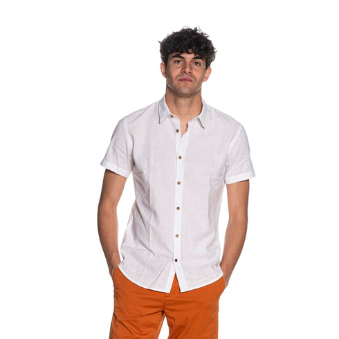 Yes Zee Camicia Camicia Uomo a manica corta M - Francavilla Moda