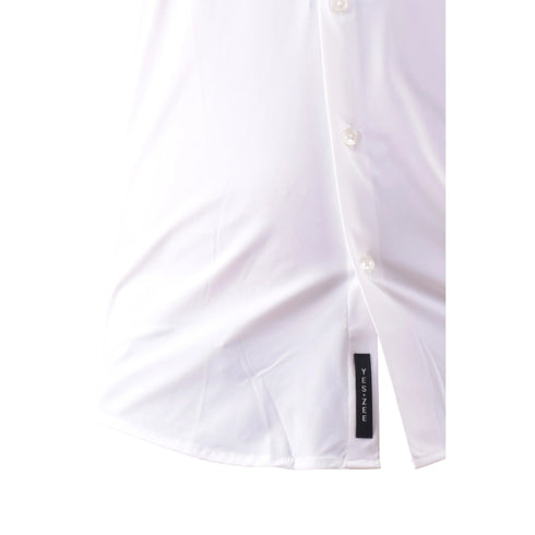 Yes Zee Camicia elegante Camicia Uomo collo alla francese S - Francavilla Moda