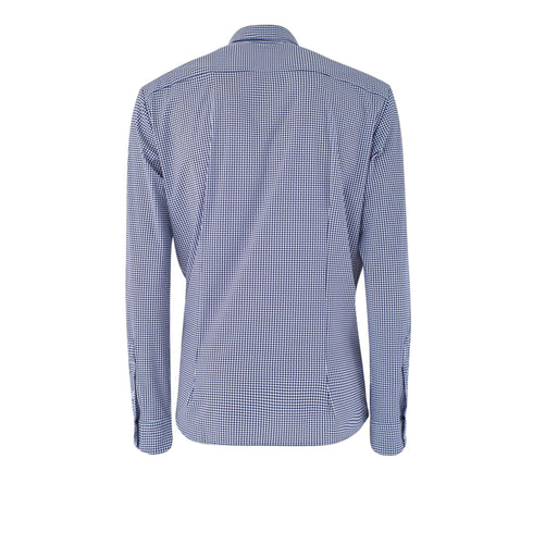 Yes Zee Camicia elegante Camicia Uomo dal taglio classico Blu bianca - Francavilla Moda