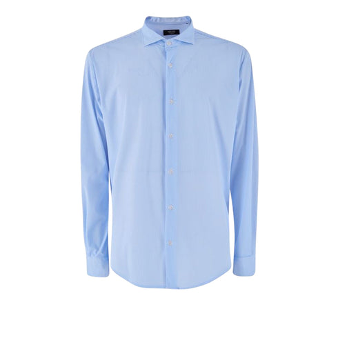 Yes Zee Camicia elegante Camicia Uomo dal taglio classico Celeste riga P25 - YESZEEC505OP00 - 2002 - M - Francavilla Moda