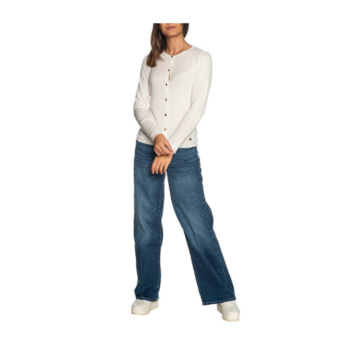 Yes Zee Cardigan Cardigan Donna a girocollo con bottoni S - Francavilla Moda