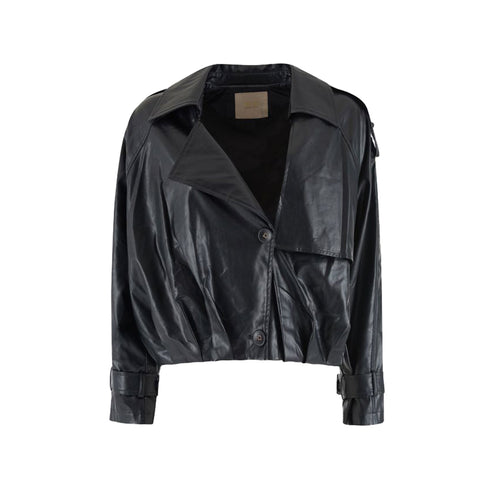 Yes Zee Giacca leggera Giubbino Donna a trench in similpelle XS P25 - YESZEEJ426KY00 - 0801 - XS - Francavilla Moda