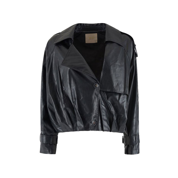 Yes Zee Giacca leggera Giubbino Donna a trench in similpelle XS P25 - YESZEEJ426KY00 - 0801 - XS - Francavilla Moda