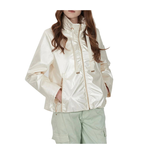 Yes Zee Giacca leggera Giubbino Donna cappuccio con coulisse XS - Francavilla Moda