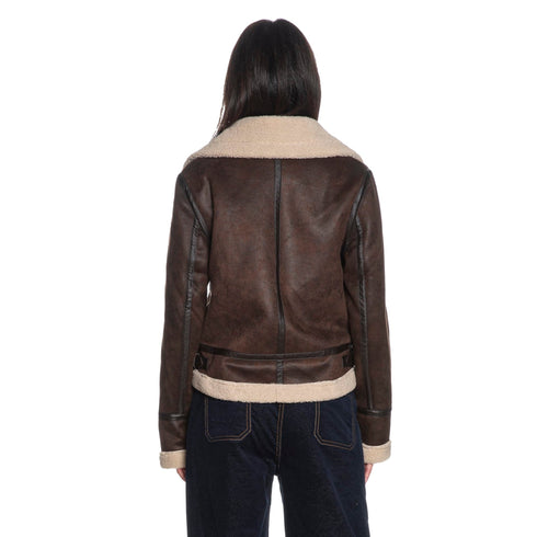 Yes Zee Giubbino Giubbino Donna in ecomontone da aviatore XS - Francavilla Moda