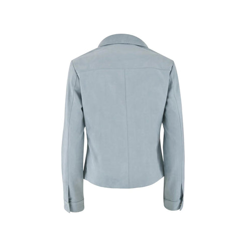 Yes Zee Giacca leggera Giubbino Donna scamosciato con taschini S P25 - YESZEEG438YA00 - 0633 - S - Francavilla Moda