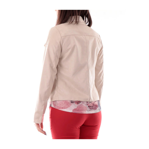 Yes Zee Giacca leggera Giubbino Donna scamosciato con taschini S - Francavilla Moda