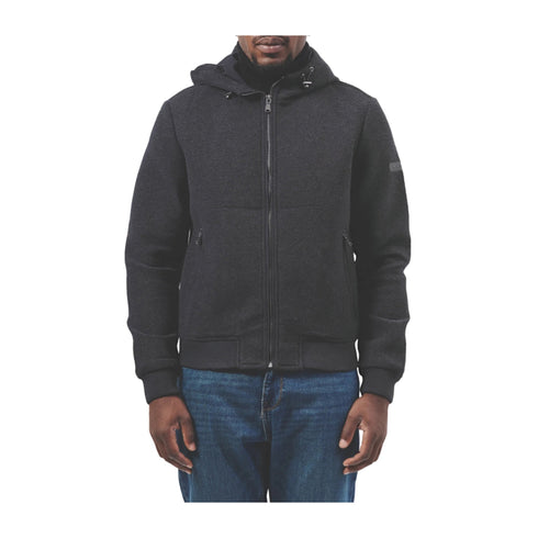 Yes Zee Giacca leggera Giubbino Uomo effetto lana Antracite A24 - YESZEEJ844QK00 - 0835 - M - Francavilla Moda