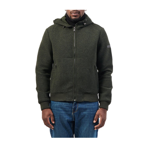 Yes Zee Giacca leggera Giubbino Uomo effetto lana Verde A24 - YESZEEJ844QK00 - 0905 - M - Francavilla Moda