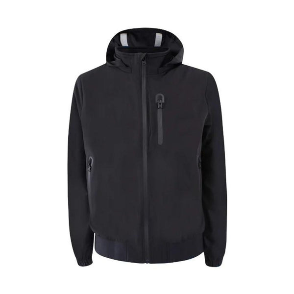 Yes Zee Giacca leggera Giubbino Uomo modello bomber Nero - Francavilla Moda