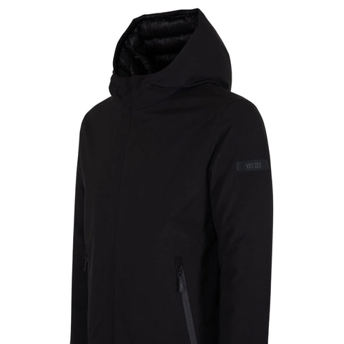 Yes Zee Giacca leggera Giubbino Uomo reversibile con cappuccio S A25-YESZEEJ824B500-0801-S - Francavilla Moda