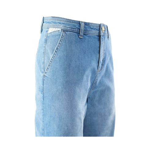 Yes Zee Jeans Jeans Donna a palazzo in cotone Jeans chiaro - Francavilla Moda