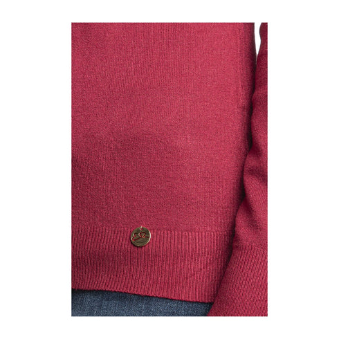 Yes Zee Maglia Maglia Donna a barchetta tinta unita Ciclamino - Francavilla Moda