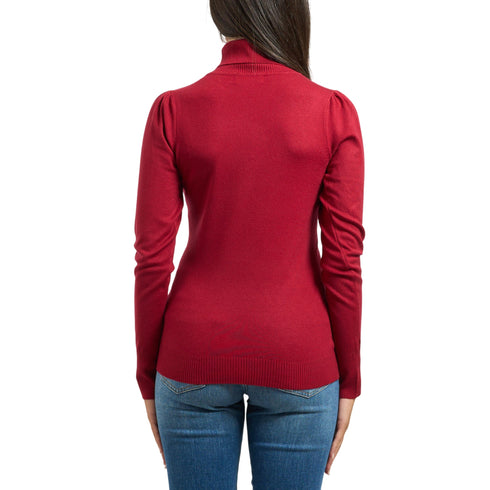 Yes Zee Maglia Maglia Donna dolcevita manica sbuffo XS A25 - YESZEEM038RU00 - 0562 - XS - Francavilla Moda