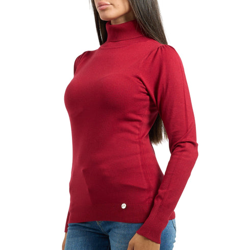 Yes Zee Maglia Maglia Donna dolcevita manica sbuffo XS - Francavilla Moda