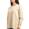 Maglia Donna oversize, con scollatura girocollo e logo metallico sul fondo