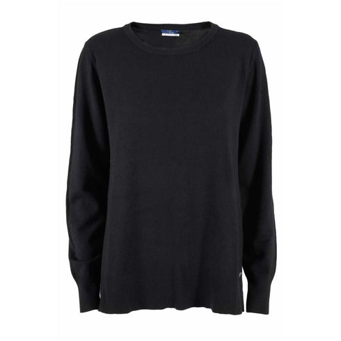 Yes Zee Maglia Maglia Donna oversize con spacchetti XS A26-YESZEEM052RU00-0801-XS - Francavilla Moda