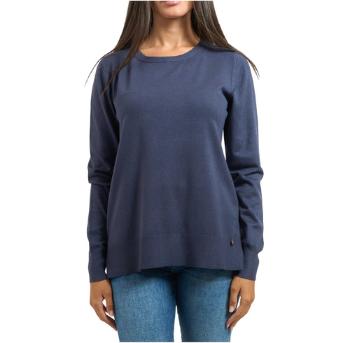 Yes Zee Maglia Maglia Donna oversize con spacchetti XS A26-YESZEEM052RU00-0710-XS - Francavilla Moda