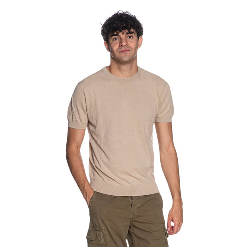 Yes Zee Maglia Maglia Uomo a manica corte tinta unita S P26-YESZEEM715DH00-0222-S - Francavilla Moda