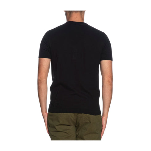 Yes Zee Maglia Maglia Uomo girocollo a maniche corte Nero P24-YESZEEM715DH00-0801-M - Francavilla Moda