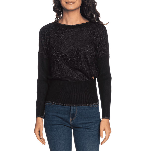 Yes Zee Maglia Maglioncino girocollo pipistrello S A25-YESZEEM014IS00-0801-S - Francavilla Moda