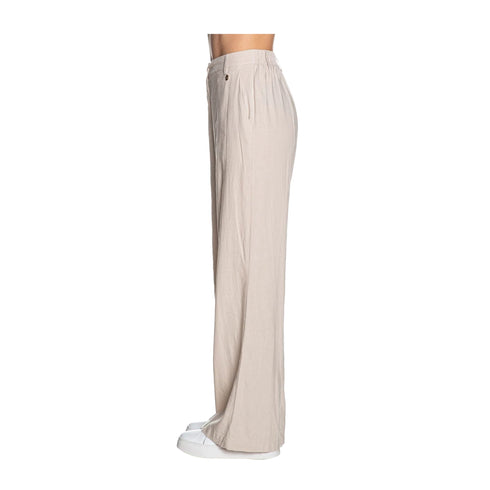 Yes Zee Pantaloni Pantalone Donna ampio vita elasticizzata S - Francavilla Moda