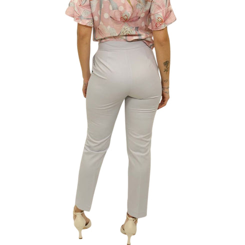 Yes Zee Pantaloni Pantalone Donna chino in tessuto tecnico S P25 - YESZEEP384KE00 - 0792 - S - Francavilla Moda