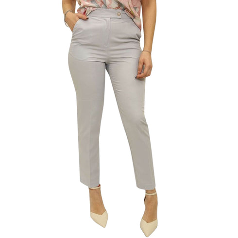 Yes Zee Pantaloni Pantalone Donna chino in tessuto tecnico S P25 - YESZEEP384KE00 - 0792 - S - Francavilla Moda