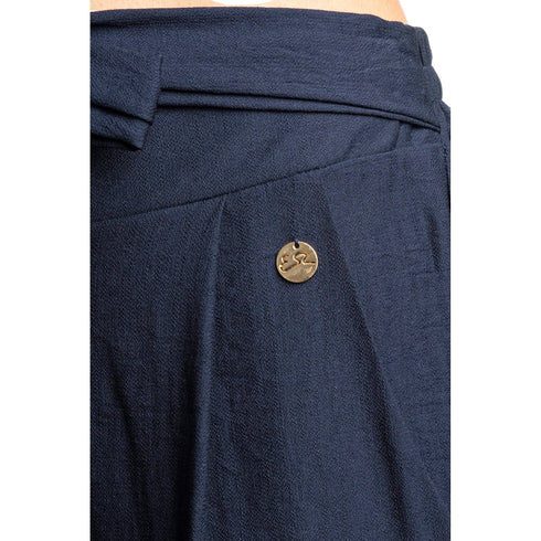 Yes Zee Pantaloni Pantalone Donna con fusciacca XS - Francavilla Moda