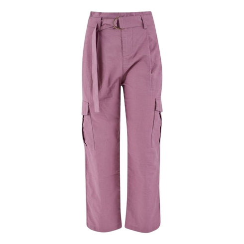 Yes Zee Pantaloni Pantalone Donna con tasconi e cinta S P25 - YESZEEP392j200 - 0437 - S - Francavilla Moda