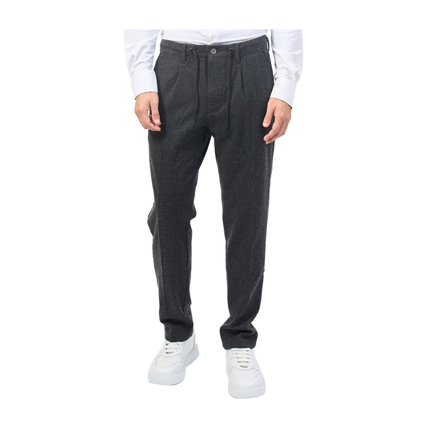 Yes Zee Pantaloni Pantalone Uomo con pences e coulisse Grigio A24 - YESZEEP683WY00 - 0835 - 30 - Francavilla Moda