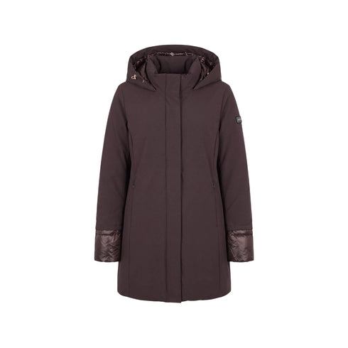 Yes Zee Parka lungo Parka Donna con inserti trapuntati S - Francavilla Moda