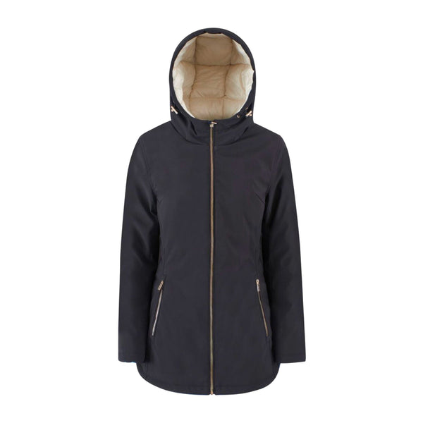 Yes Zee Parka medio Parka Donna in softshell con cappuccio S A26-YESZEEO088M200-0801-S - Francavilla Moda