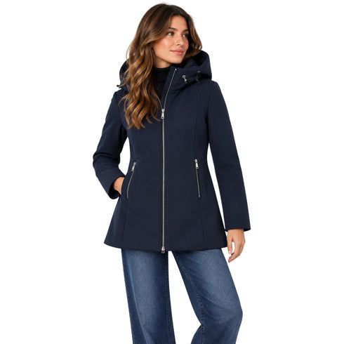 Yes Zee Parka lungo Parka Donna in softshell savasto XS A26-YESZEEO047L300-0801-XS - Francavilla Moda