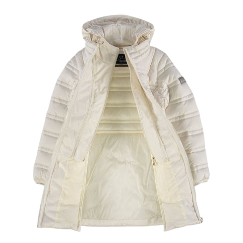 Yes Zee Piumino lungo Piumino Donna bitessuto lungo XS - Francavilla Moda