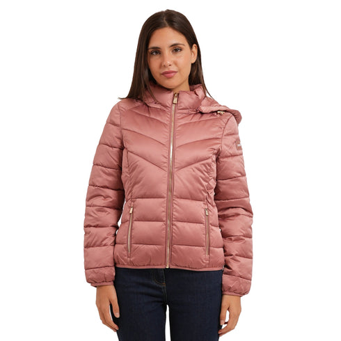 Yes Zee Piumino corto Piumino Donna cappuccio rimovibile XS A26-YESZEEJ007M500-0406-XS - Francavilla Moda