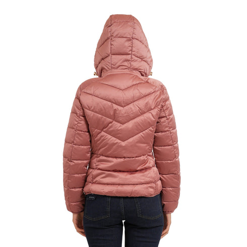 Yes Zee Piumino corto Piumino Donna cappuccio rimovibile XS A26-YESZEEJ007M500-0406-XS - Francavilla Moda