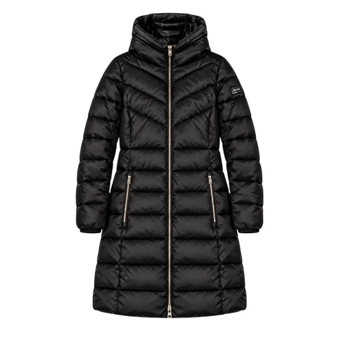 Yes Zee Piumino lungo Piumino Donna con collo imbottito S A26-YESZEEO014M500-0801-S - Francavilla Moda