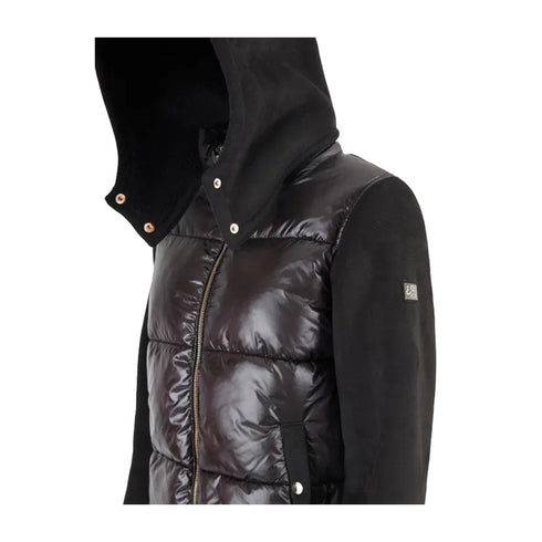 Yes Zee Piumino corto Piumino Donna con maniche lisce Nero - Francavilla Moda