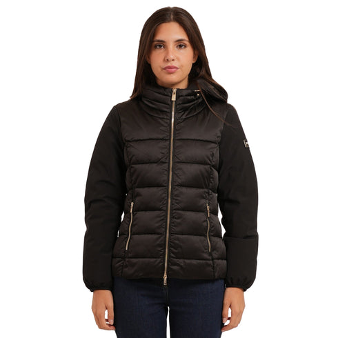 Yes Zee Piumino corto Piumino Donna corto con pettorina XS A26-YESZEEJ045M500-0801-XS - Francavilla Moda