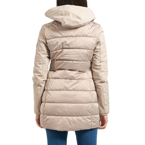 Yes Zee Piumino lungo Piumino Donna lungo bitessuto XS A25 - YESZEEO045M800 - 0222 - XS - Francavilla Moda