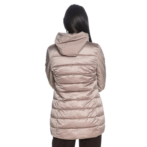 Yes Zee Piumino lungo Piumino Donna lungo con pettorina XS A26-YESZEEO045M500-0232-XS - Francavilla Moda