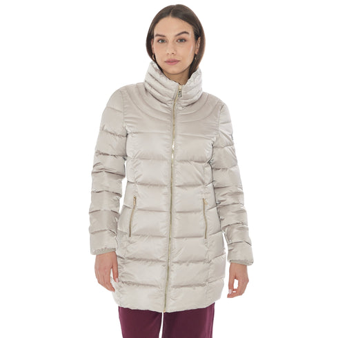 Yes Zee Piumino lungo Piumino Donna lungo trapuntato S - Francavilla Moda