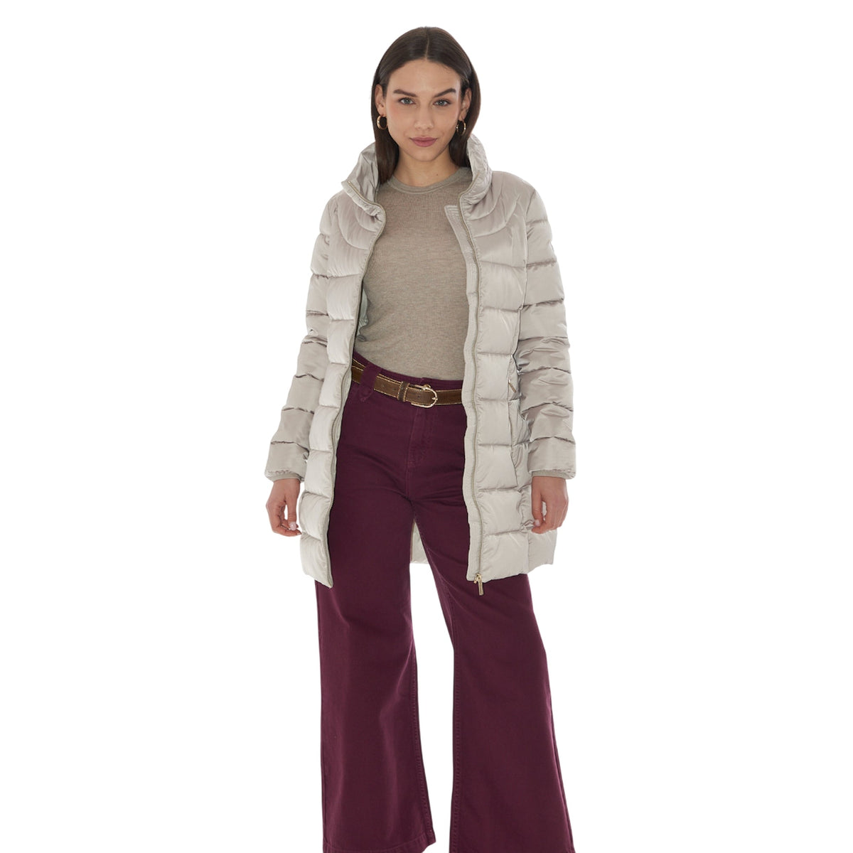 Yes Zee Piumino Donna lungo trapuntato | Francavilla Moda