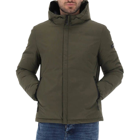 Yes Zee Piumino corto Piumino Uomo reversibile con cappuccio M A25-YESZEEJ824B500-0905-M - Francavilla Moda