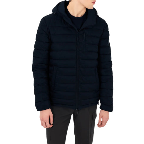 Yes Zee Piumino corto Piumino Uomo reversibile con cappuccio S - Francavilla Moda